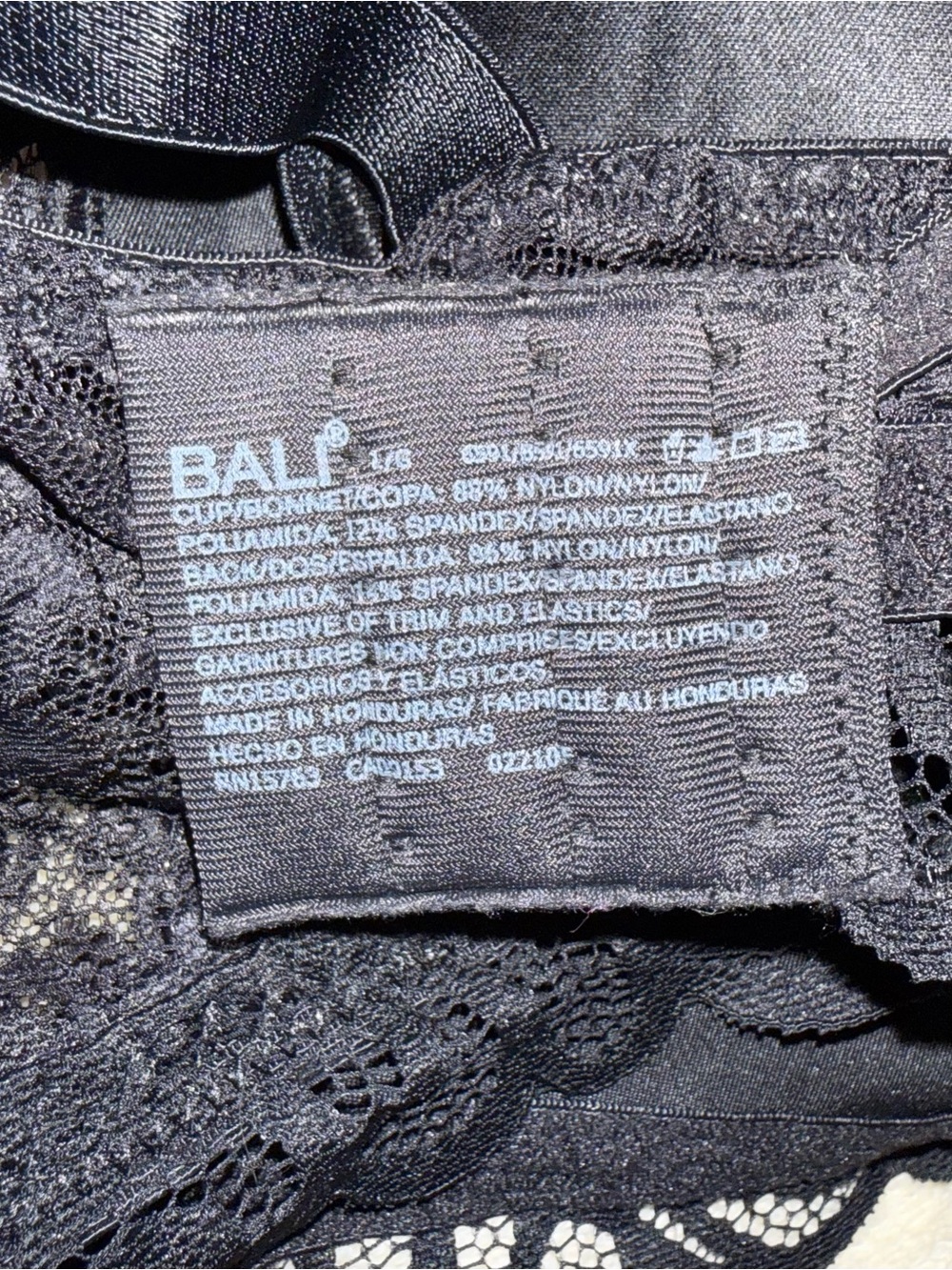 Bali Lace Desire Wire-Free Bra Size Large - Picture 4 of 9